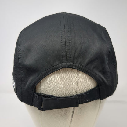 BYLT Premium 5 Panel Black One Size Mesh Performance Adjustable Strapback Hat