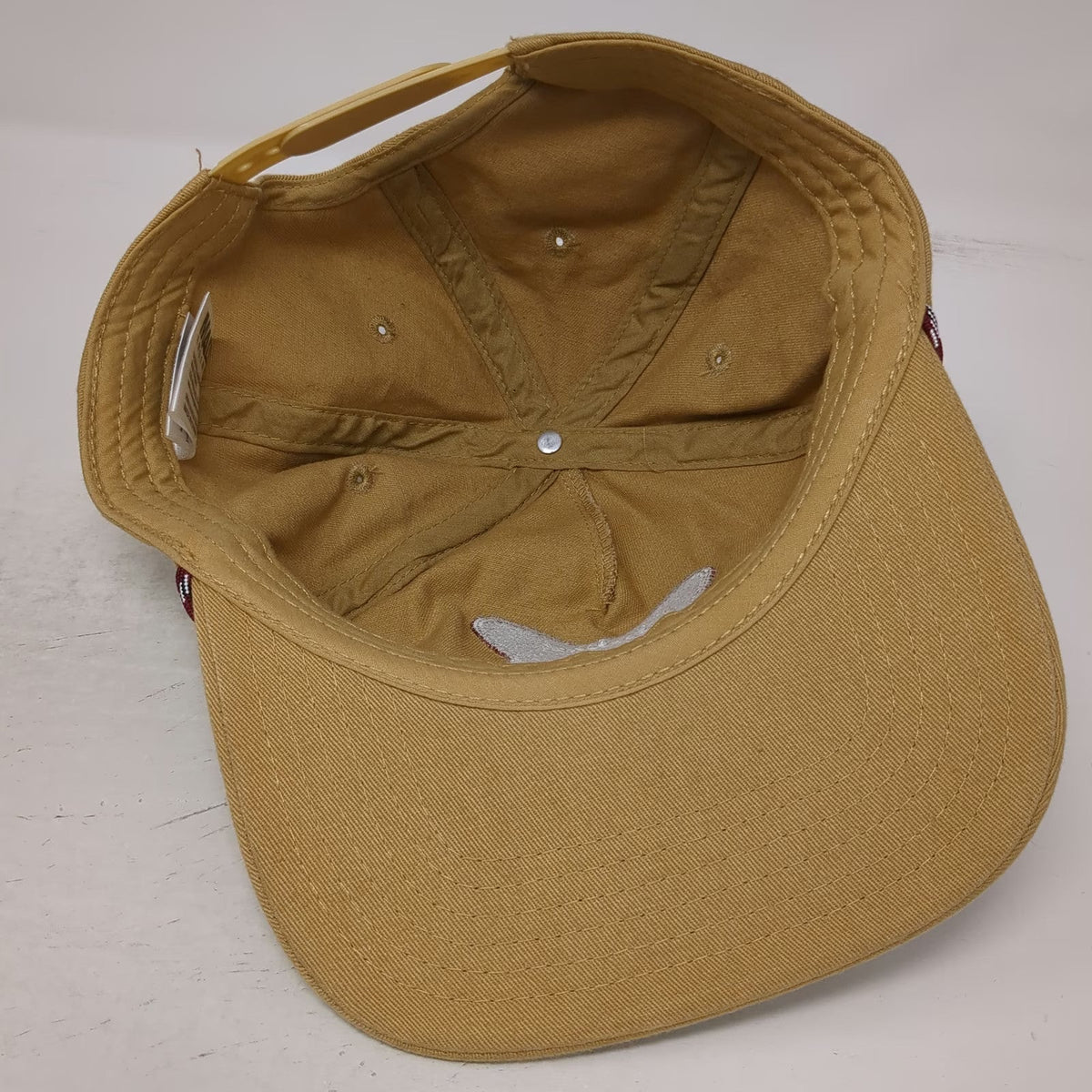 Mad Engine 5 Panel Brown Hat One Size Miller High Life Beer Logo Rope Snapback