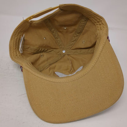 Mad Engine 5 Panel Brown Hat One Size Miller High Life Beer Logo Rope Snapback