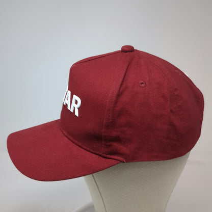 QFA 5 Panel Red Hat One Size 3D Raised Qatar Embroidery Adjustable Slideback