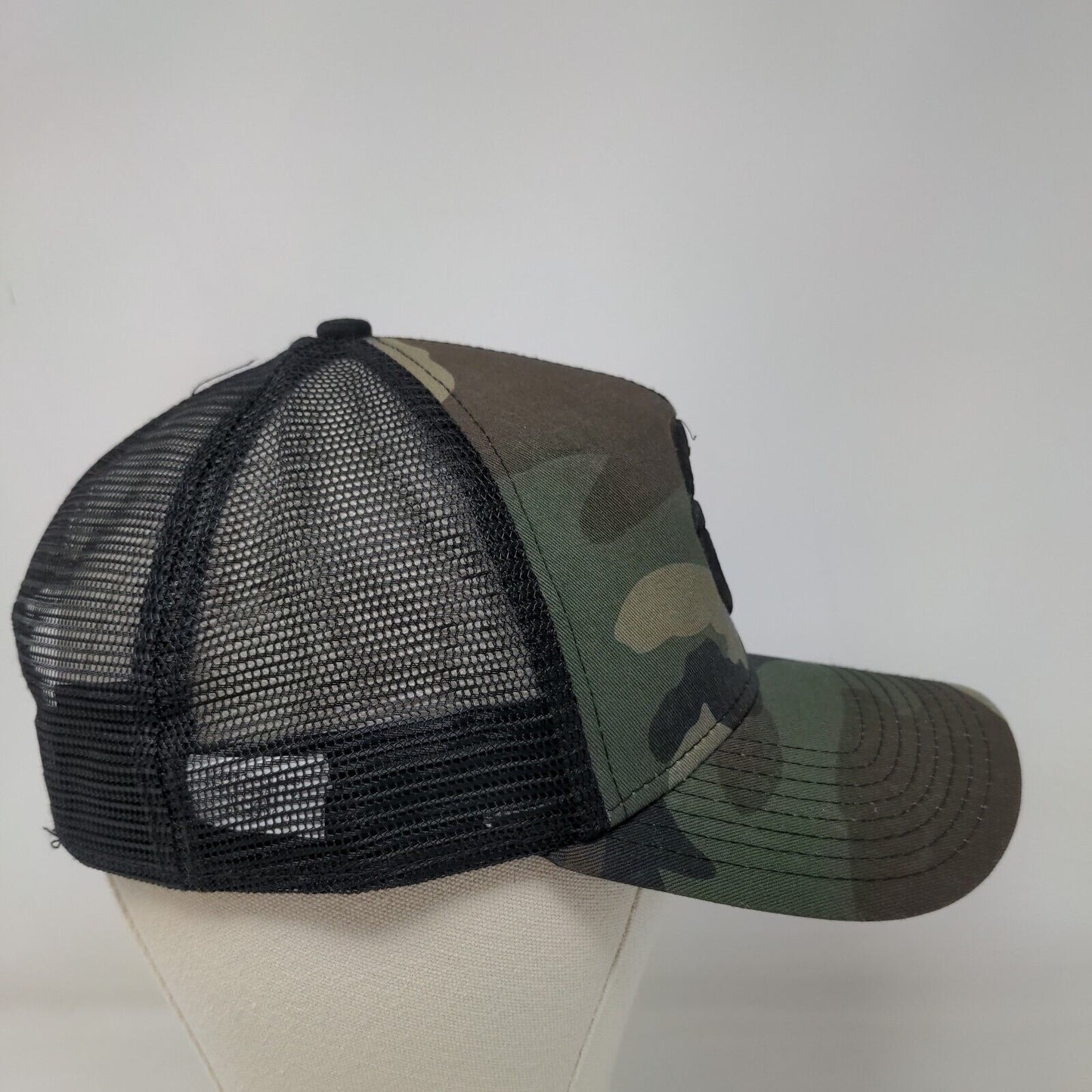 RimaCargo Snapback Mesh Back Trucker Hat Camo OSFM New Era 9Forty