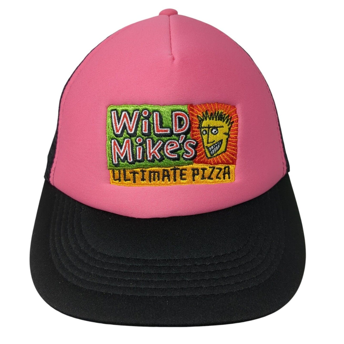 Wild Mike's Ultimate Pizza Snapback Trucker Hat Multi One Size Mesh Back