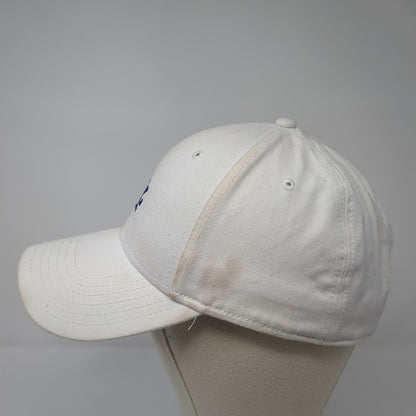 Izod Strapback Baseball Cap White One Size Adjustable Embroidered 6 Panel Otto