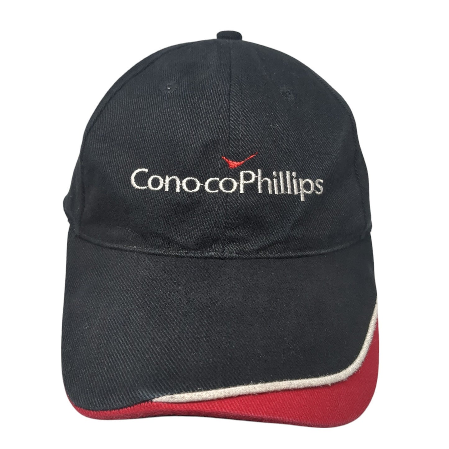 ConocoPhillips Strapback Hat Black One Size Embroidered Bullet Line