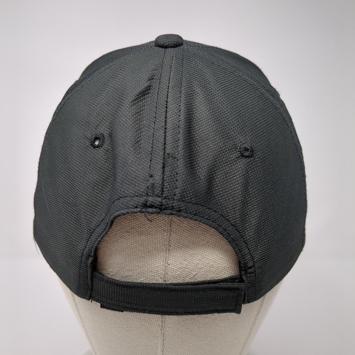 Albertsons Strapback Hat Black One Size Adjustable Embroidered Image Solutions