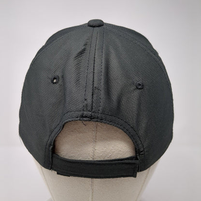 Albertsons Strapback Hat Black One Size Adjustable Embroidered Image Solutions