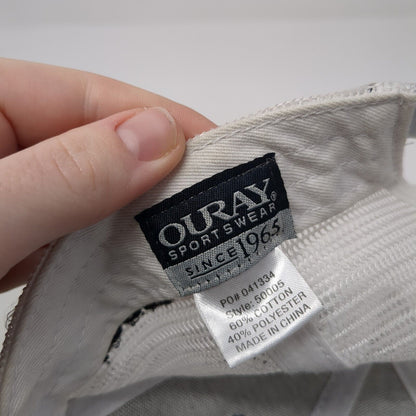 Brundage Summit Cat Track Run 10K Snapback Trucker Hat Blue OS Mesh Back Ouray