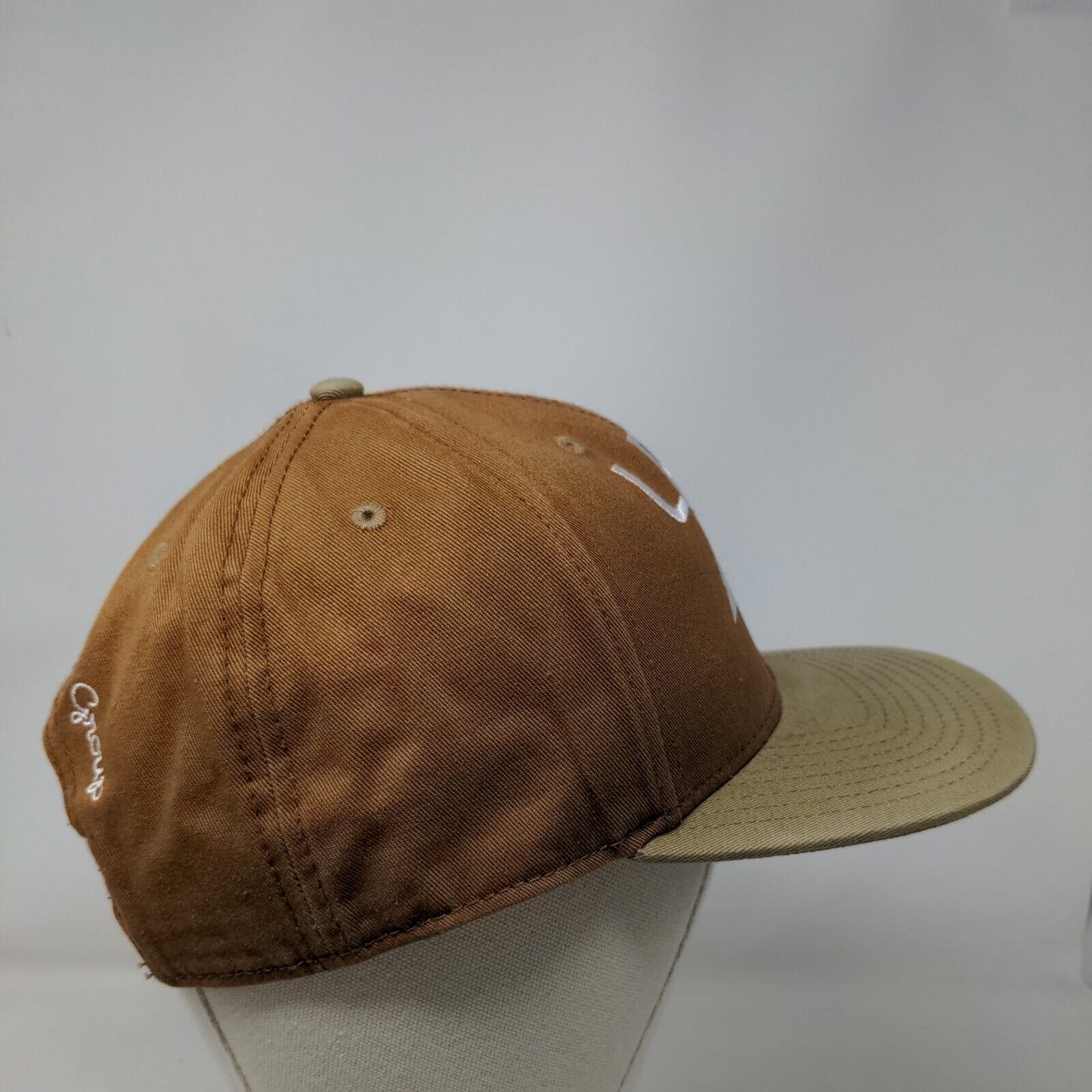LRG Lifted Research Group Snapback Hat Brown OSFM Embroidered