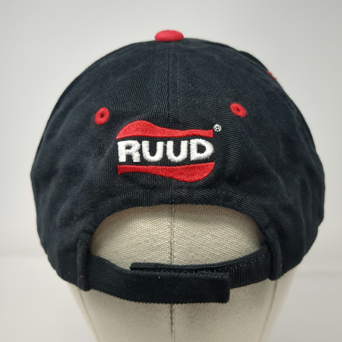 Yupoong United Supply Ruud Logo Black One Size Baseball Cap Strapback HVAC Hat
