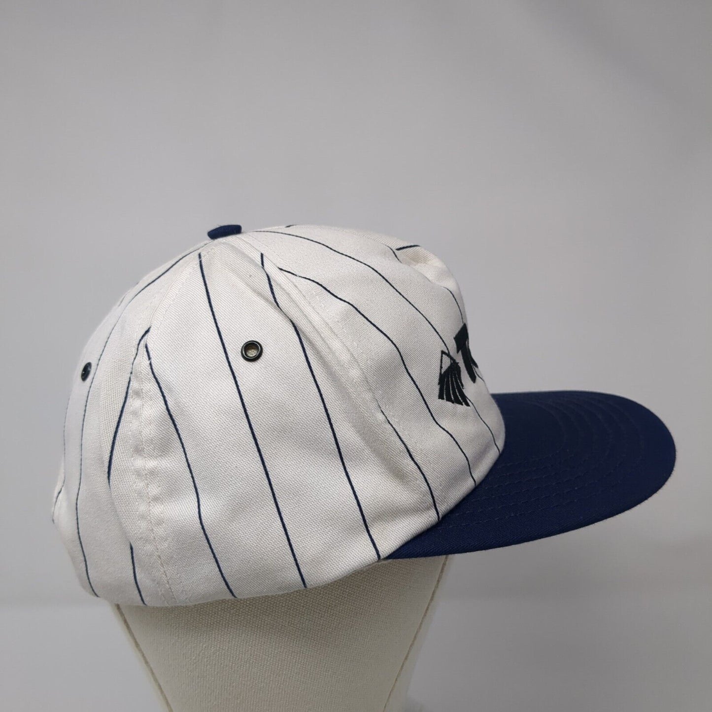 Terra Snapback Hat Multi OSFA Striped Embroidered Colorblock Vent Holes