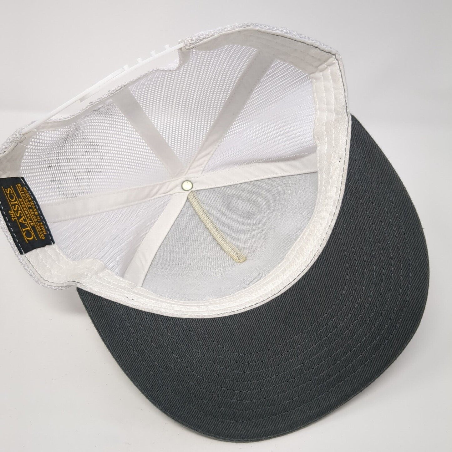 Lng Bch California Snapback Trucker Hat Gray One Size Mesh Back Yupoong