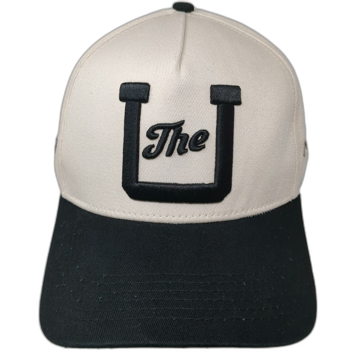 Woodn Grail 5 Panel Beige Hat One Size Snapback Utah Utes The U Embroidery