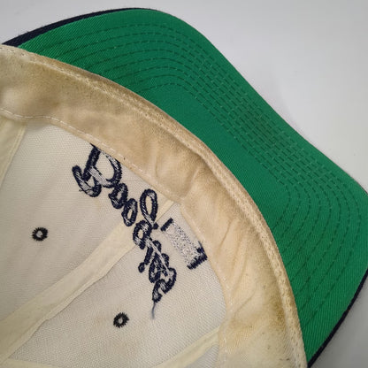 Boogies Diner Georgetown Snapback White Blue One Size Green Underbrim Cotton Hat