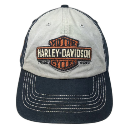 Harley-Davidson Baseball Cap Black One Size Side Patch Contrast Stitching Hat