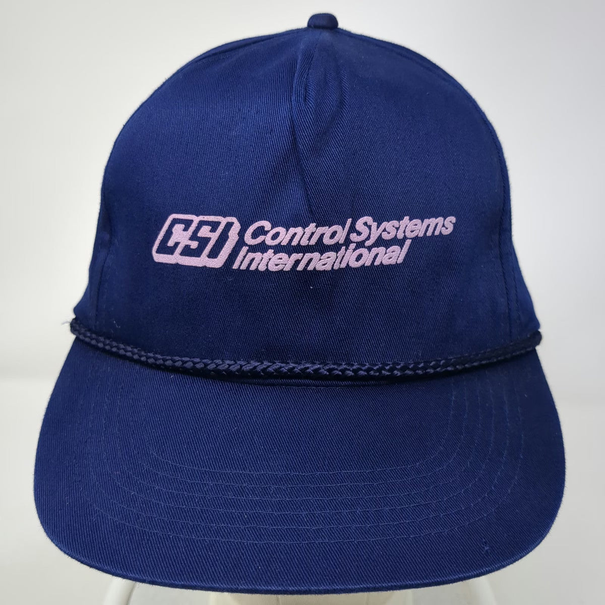 Control Systems International CSI 5 Panel Blue One Size Rope Snapback Hat Tech