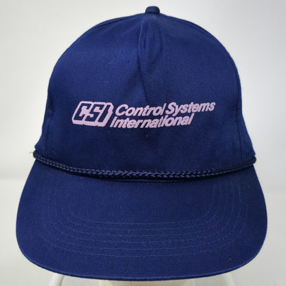 Control Systems International CSI 5 Panel Blue One Size Rope Snapback Hat Tech