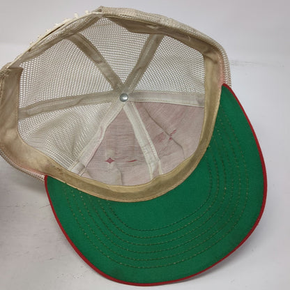 Trucker Hat Red Dr Pepper I'm a Pepper Snapback Mesh Back Advertising Vintage