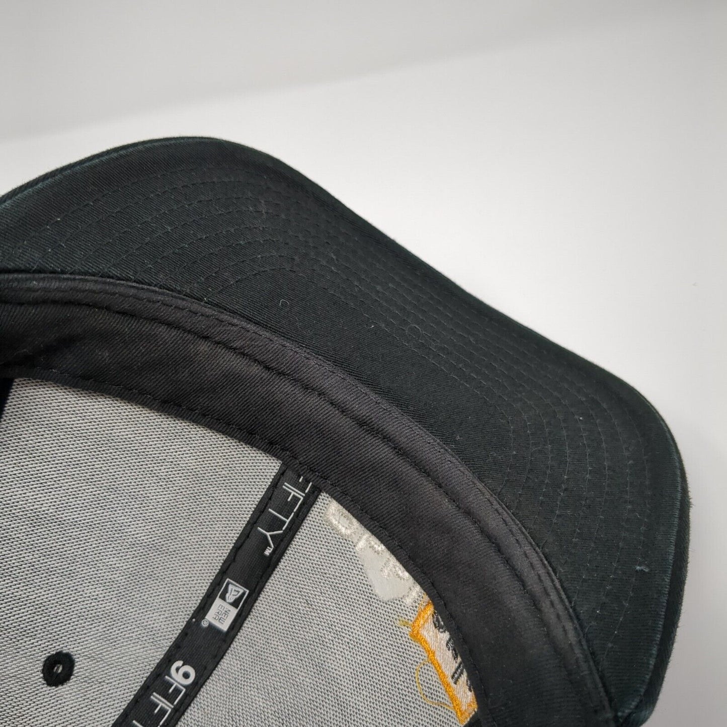 Pbbl crk Snapback Mesh Back Trucker Hat Black One Size New Era 9Fifty