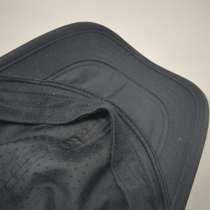 Nike Strapback Hat Black One Size Adjustable Featherlight Swoosh Dri-Fit