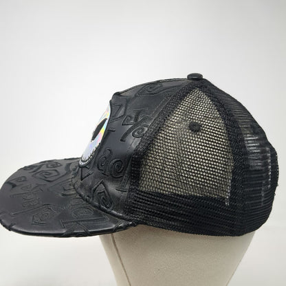 Disney Parks Trucker Hat Black One Size Jack Skellington Holographic Snapback