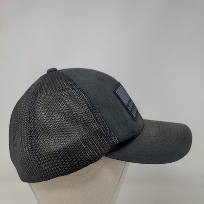 Columbia Pine Tree Flag Fitted Mesh Back Trucker Hat Black One Size