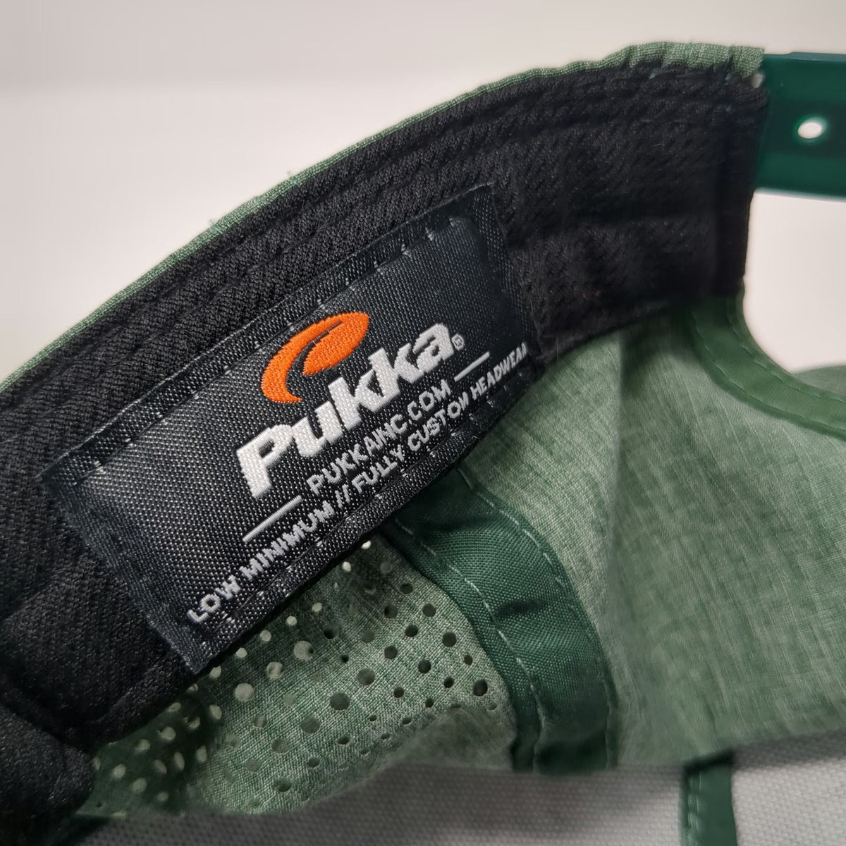 Pukka Jug Mountain Ranch 5 Panel Green Hat One Size Snapback Perforated Mesh