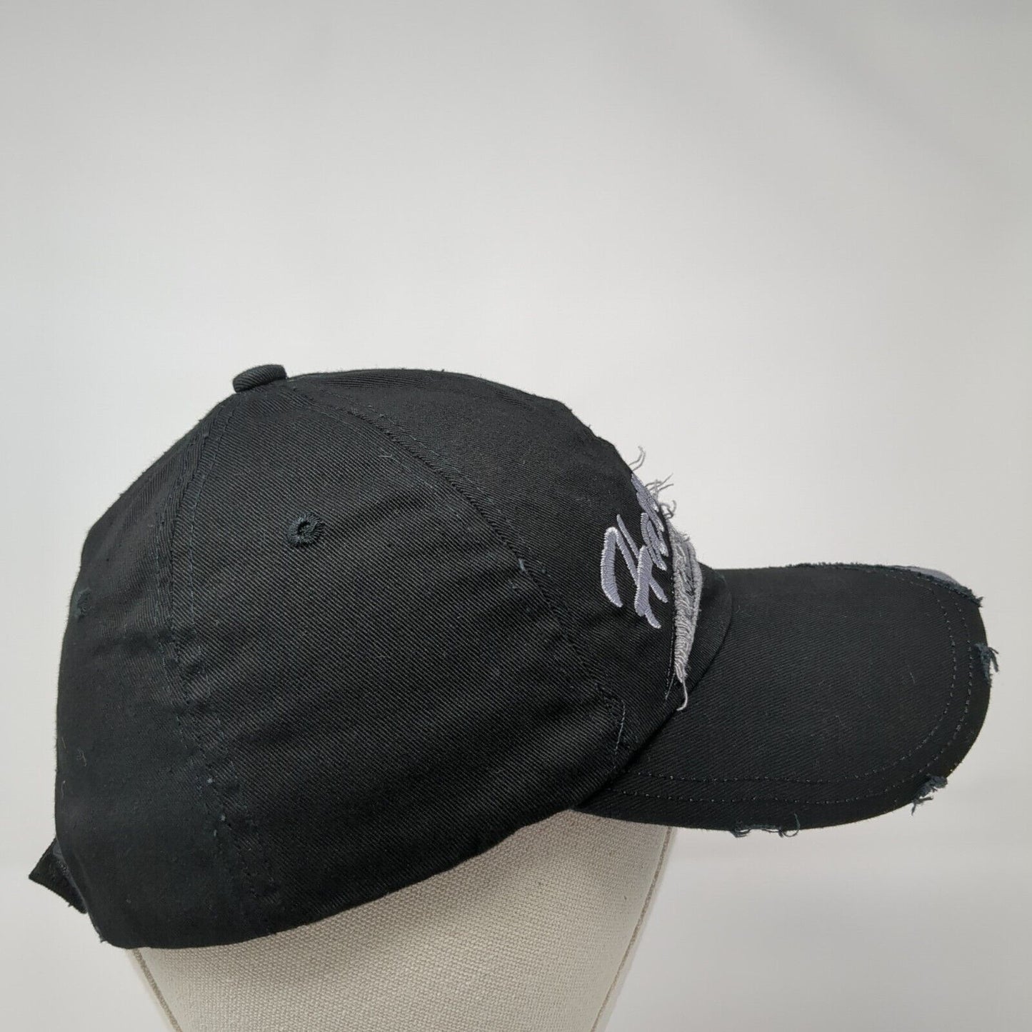 Harrisburg Capital City Est. 1787 Pennsylvania Strapback Hat Black OS Distressed
