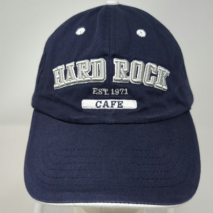 Hard Rock Cafe Baseball Cap Blue One Size Cayman Islands Cotton Strapback Hat