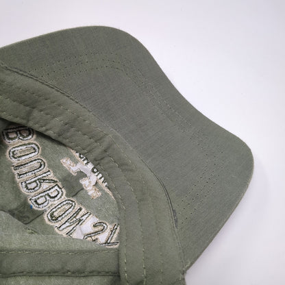 Bourbon St. Est. 1718 Baseball Cap Green One Size Adjustable Embroidered RawMa