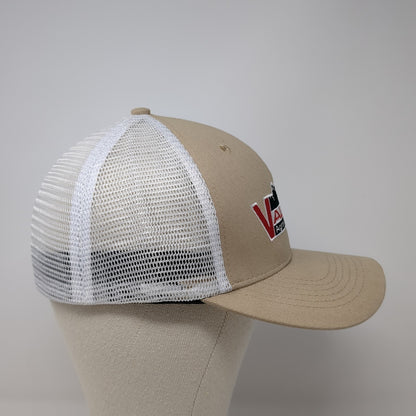 Valley Agronomics LLC Fitted Mesh Back Trucker Hat Brown XL Embroidered
