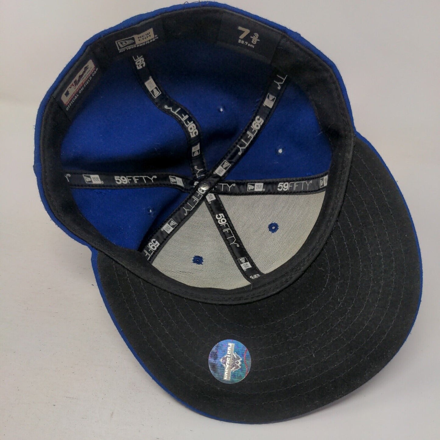 Chicago Cubs Fitted Hat Blue 7 3/8 Embroidered Neww Era 59 Fifty MLB Made USA