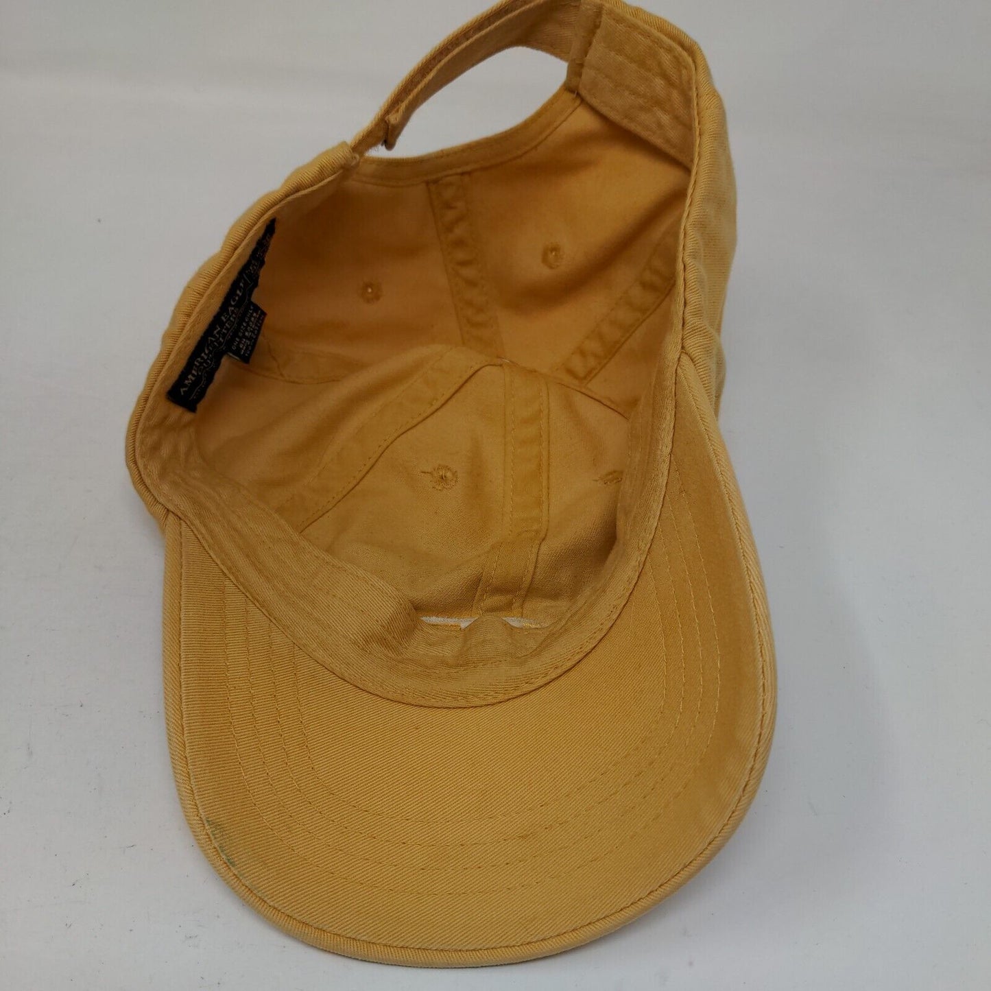 AE Athl. Dept. Est 1977 Strapback Hat Orangish-Tan OS Embroidered American Eagle
