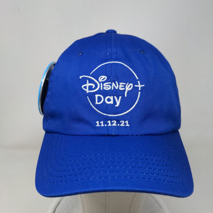 Disney Day 11.12.21 Strapback Hat Blue OSFM Adjustable Embroidered 6 Panel