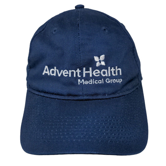 Advent Health Medical Group Strapback Hat Blue OS Adjustable Port Authority