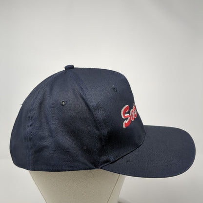 Set Rite Snapback Hat Blue One Size Adjustable Embroidered KC 6 Panel