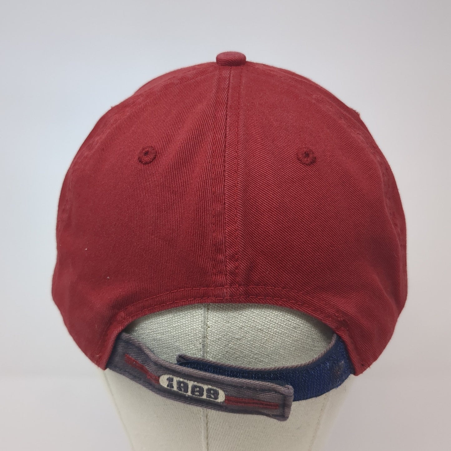 Structure Track & Field Strapback Hat Red One Size Adjustable 6 Panel