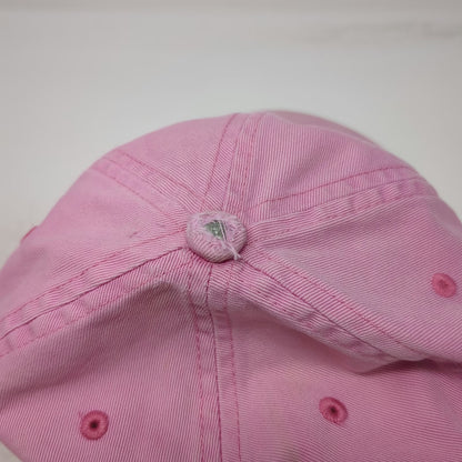Polo Ralph Lauren Baseball Cap Pink Blue One Size Logo Cotton Slideback Hat