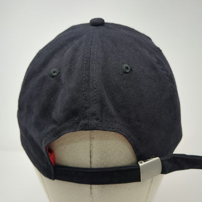 Steve Madden Baseball Cap Black One Size Chill Embroidered Slideback Hat