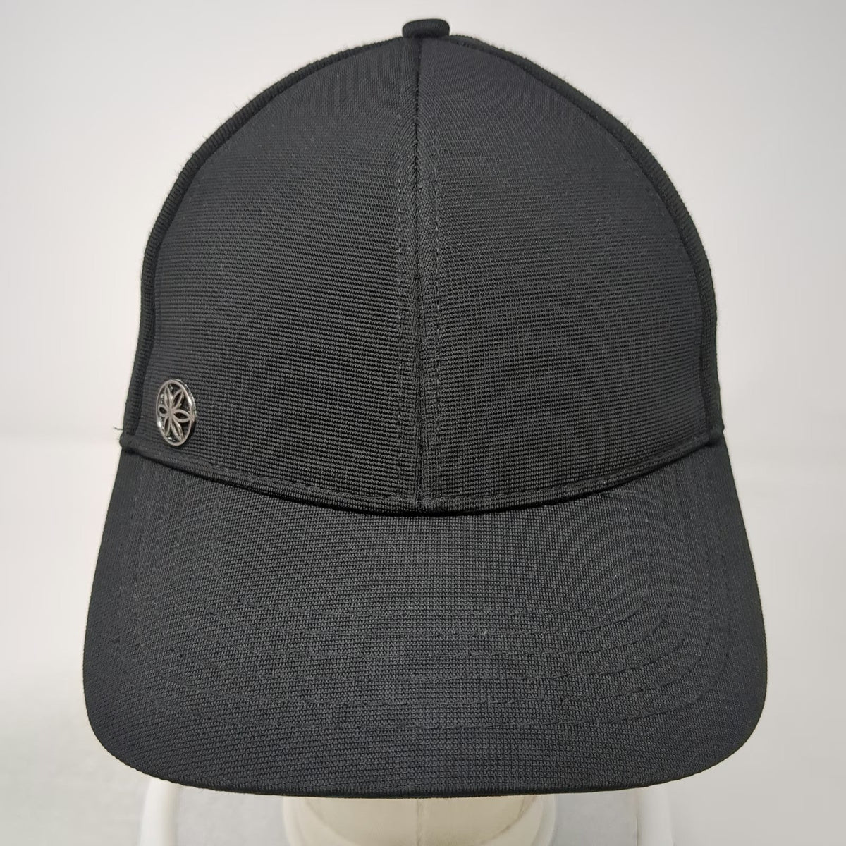 Gaiam Baseball Cap Black One Size Perforated Breathable Adjustable Slideback Hat