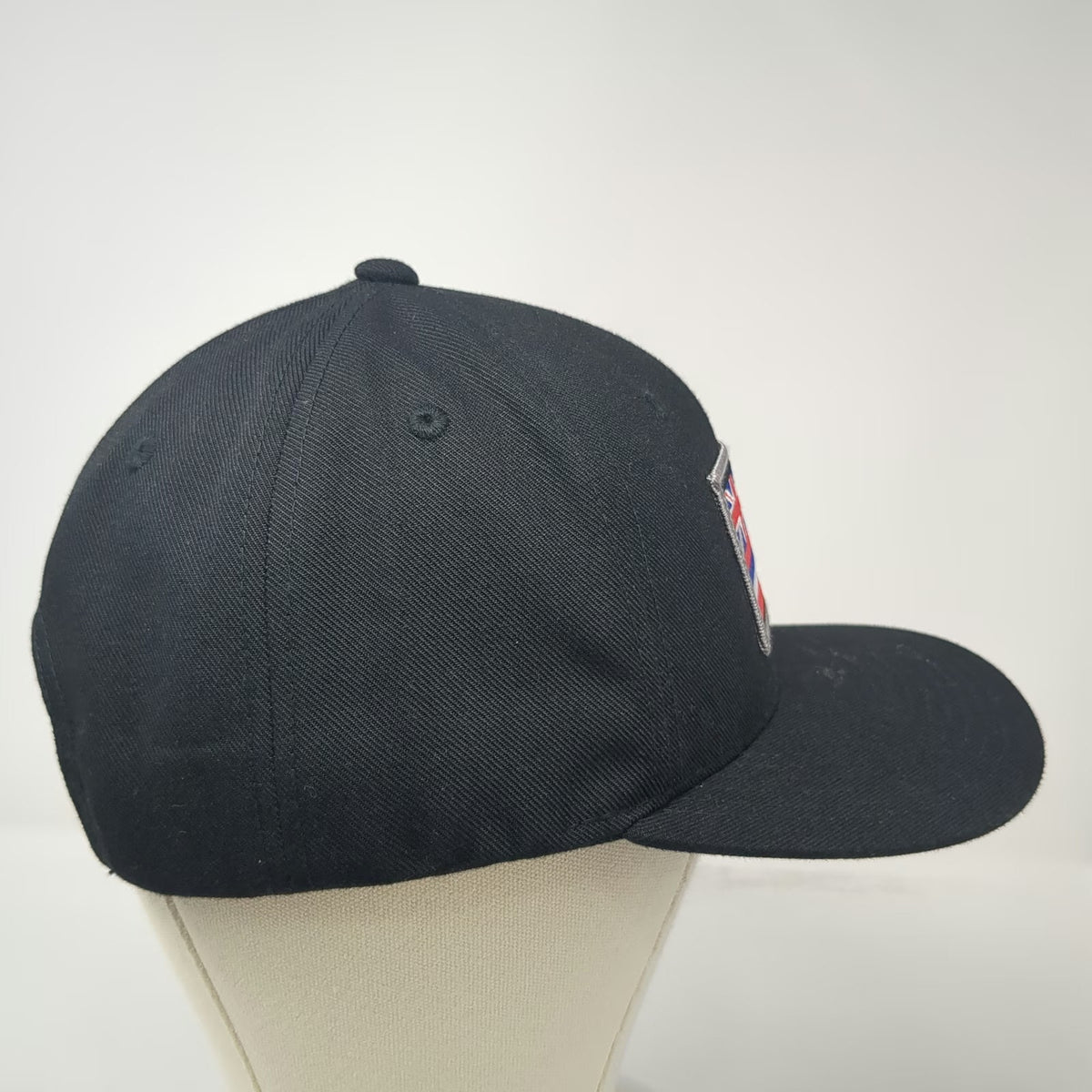 Decky Snapback Hat Black One Size Hawaii Flag Aloha Culture Maui Built Flat Brim