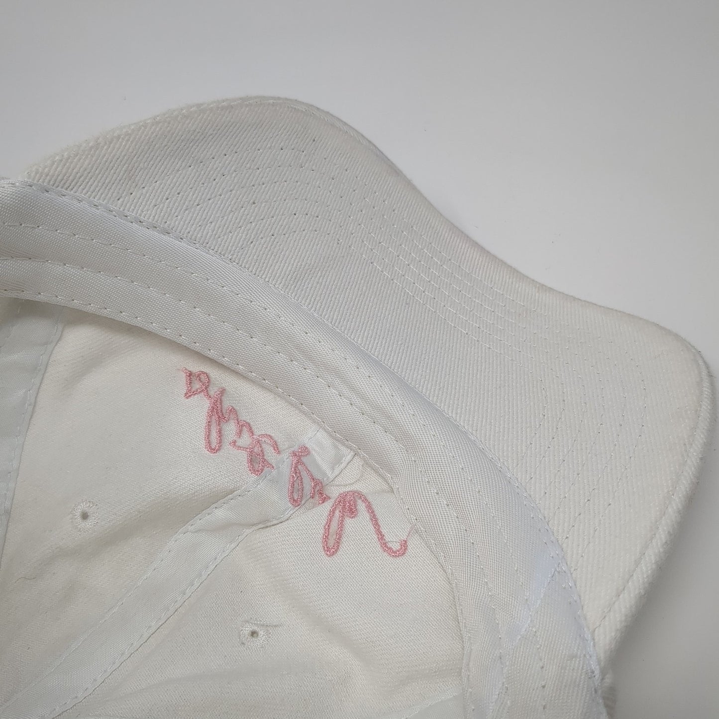 S**t F**k Slideback Baseball Cap White One Size Adjustable Embroidered 6 Panel