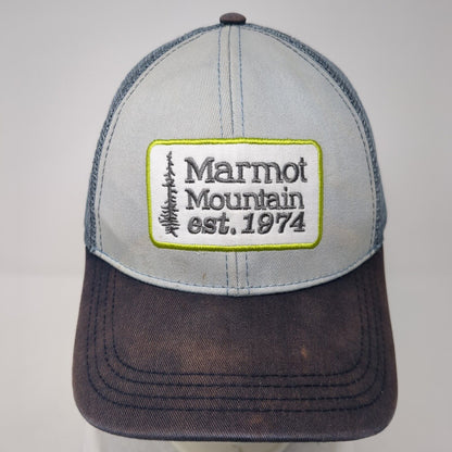 Marmot Mountain Est. 1974 Snapback Trucker Hat Multi OS Adjustable Mesh Back