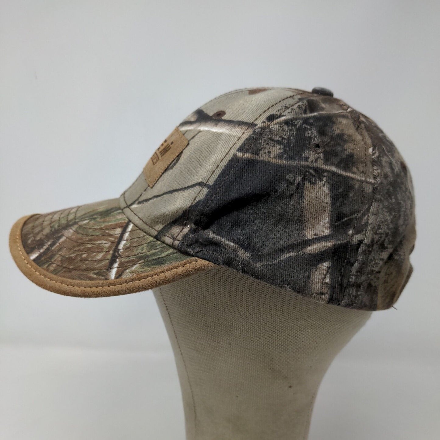 Dri Duck Men's Strapback Hat Brown Camo Case International Harvester Logo