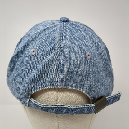 Race For The Cure Slideback Hat Blue One Size Adjustable Embroidered Cotton