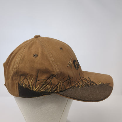 Garst Strapback Hat Brown One Size Adjustable Embroidered Wildlife Series