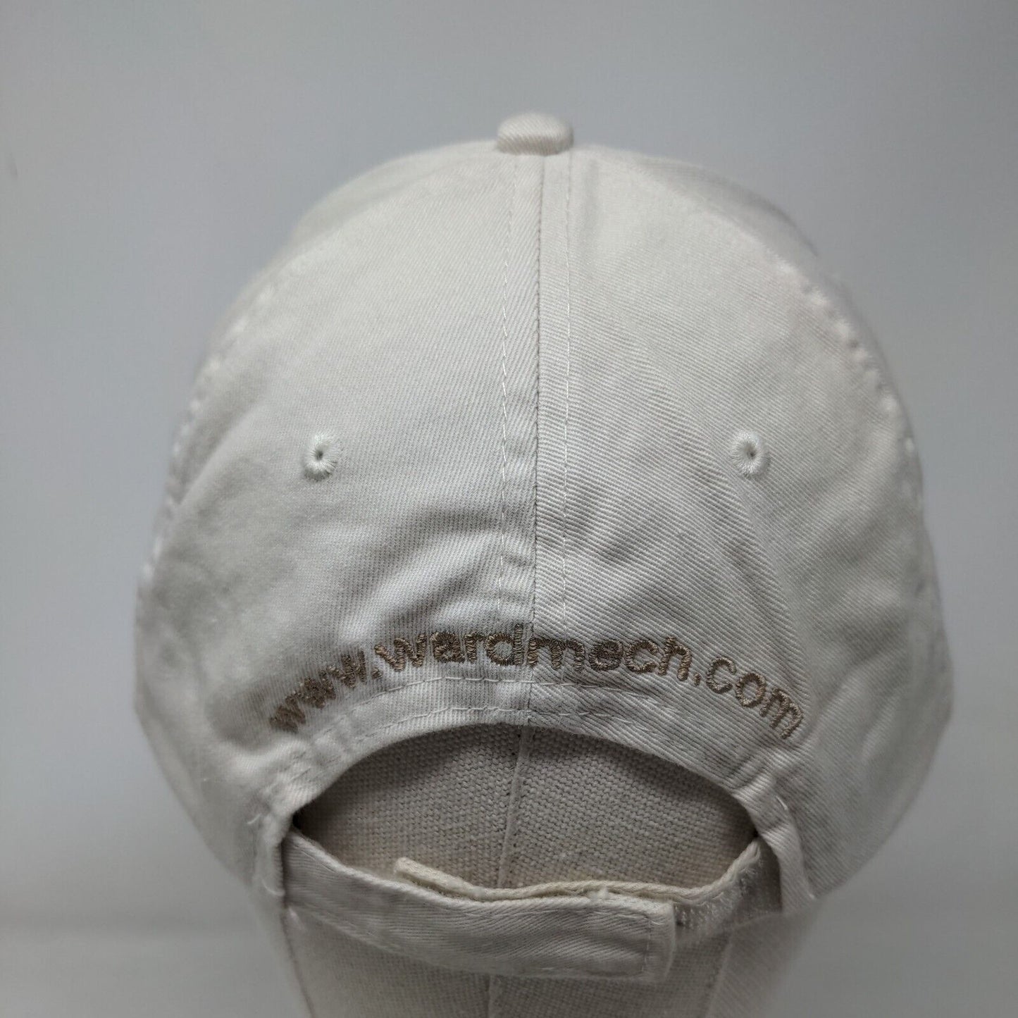 Ward Mechanical Strapback Hat Tan One Size Embroidered Adjustable