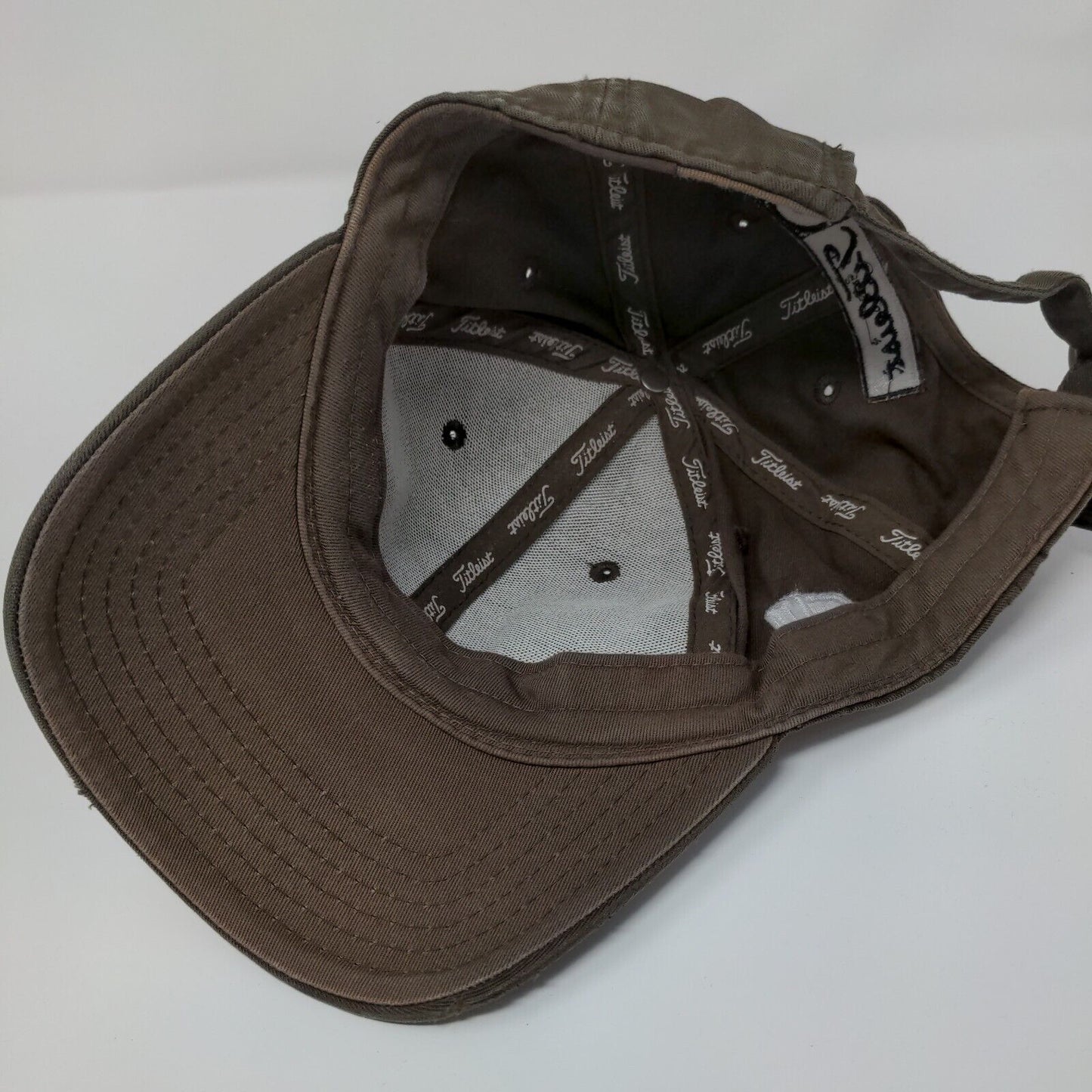 Titleist #1 Slideback Hat Brown OSFA Adjustable Embroidered New Era