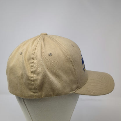 Flexfit Baseball Cap Beige XL NAVSUP Naval Supply Systems Command Fitted hat