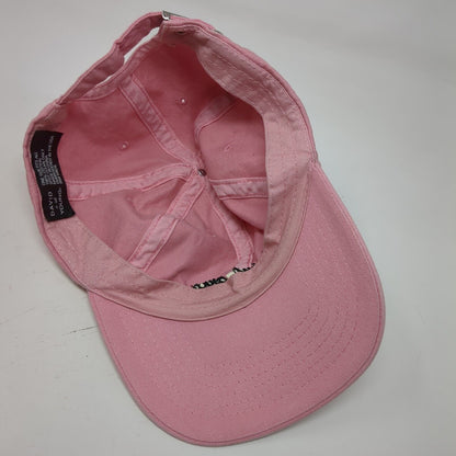 Cute by Psycho Slideback Hat Pink OS Adjustable Embroidered David And Young