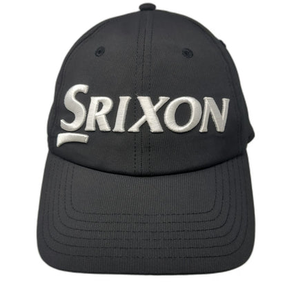 Srixon Baseball Cap Black One Size Slideback Embroidered Polyester Golf Hat